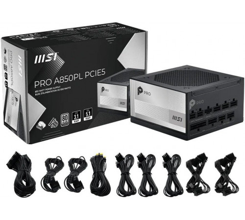 Блок питания MSI PRO A850PL PCIE5