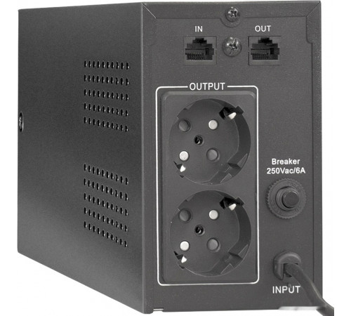 Источник бесперебойного питания Exegate BNB-850.LED.AVR.EURO.RJ EP285475RUS