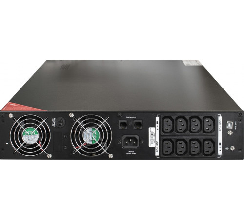 Источник бесперебойного питания Exegate SinePower UHB-1000.LCD.AVR.C13.RJ.USB.2U