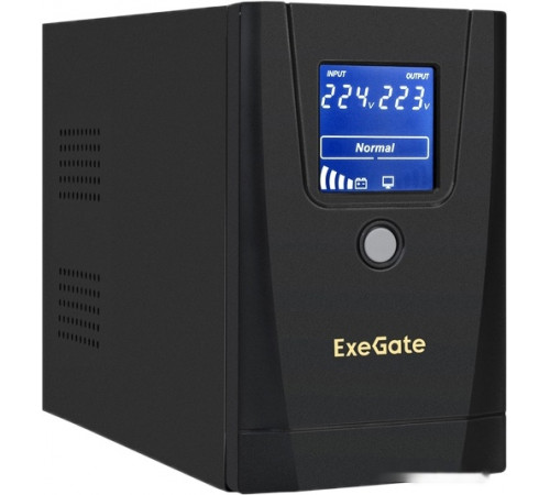Источник бесперебойного питания Exegate Power Smart ULB-650.LCD.AVR.1SH.2C13 EX292769RUS