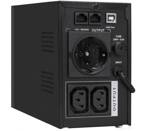 Источник бесперебойного питания Exegate SpecialPro UNB-650.LED.AVR.1SH.2C13.RJ.USB EX292768RUS