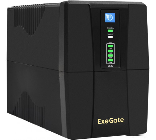 Источник бесперебойного питания Exegate SpecialPro UNB-800.LED.AVR.4C13.RJ.USB EX292774RUS