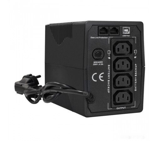 Источник бесперебойного питания Exegate SpecialPro UNB-800.LED.AVR.4C13.RJ.USB EX292774RUS