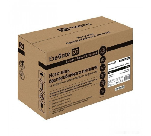 Источник бесперебойного питания Exegate SpecialPro Smart LLB-650.LCD.AVR.4C13.RJ.USB EX292772RUS