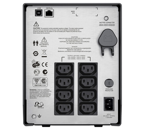 Источник бесперебойного питания APC by Schneider Electric Smart-UPS C 1500VA LCD