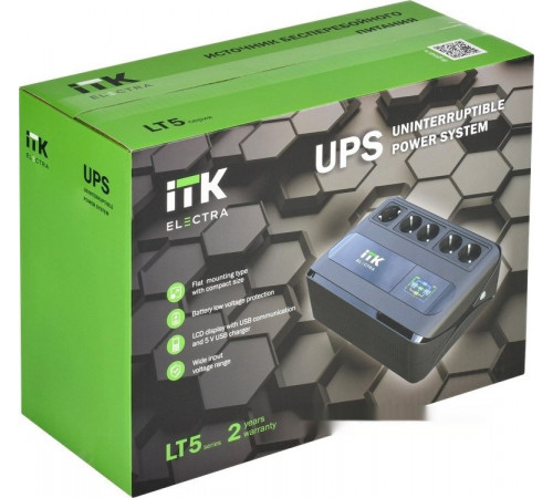 Источник бесперебойного питания ITK ELT5-800VA-1-001