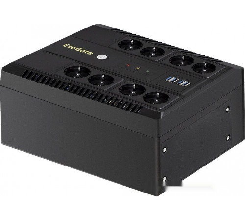 Источник бесперебойного питания Exegate Neo NNB-1000.LED.AVR.8SH.CH EX293855RUS