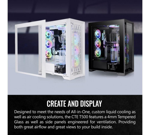 Корпус Thermaltake CTE T500 TG ARGB Snow CA-1X8-00F6WN-01