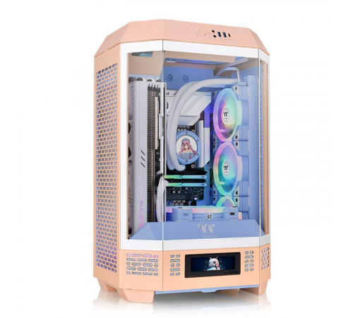 Корпус Thermaltake The Tower 300 Peach Fuzz CA-1Y4-00SKWN-00