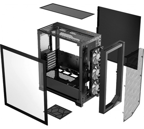 Корпус PCcooler C3D510 ARGB (черный)