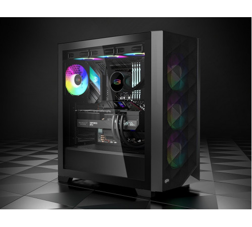 Корпус PCcooler C3D510 ARGB (черный)