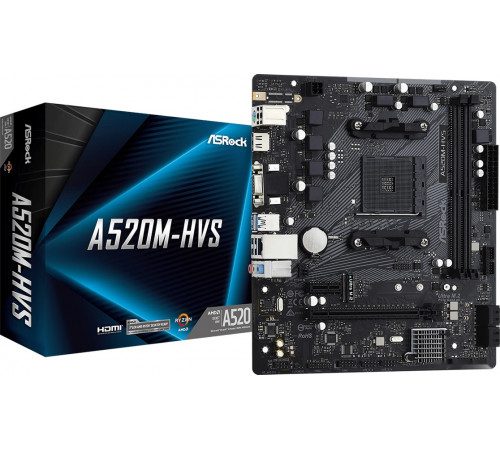 Материнская плата ASROCK A520M-HVS