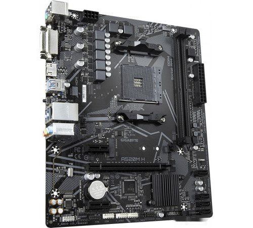 Материнская плата Gigabyte A520M H (rev. 1.0)