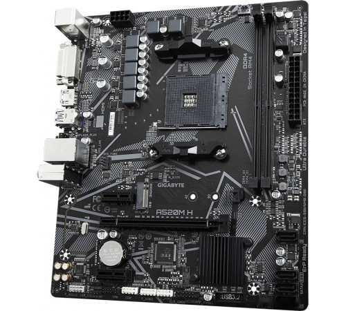Материнская плата Gigabyte A520M H (rev. 1.0)