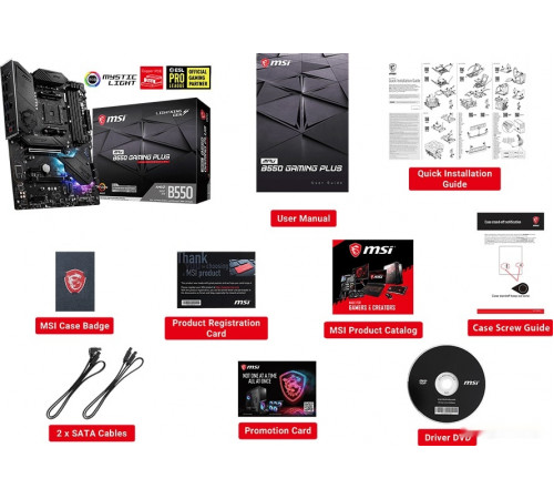 Материнская плата MSI MPG B550 Gaming Plus