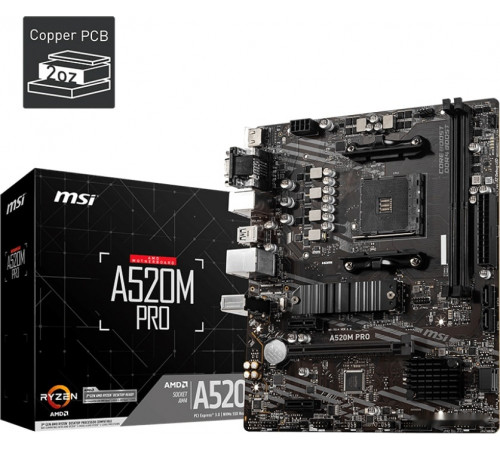 Материнская плата MSI A520M Pro