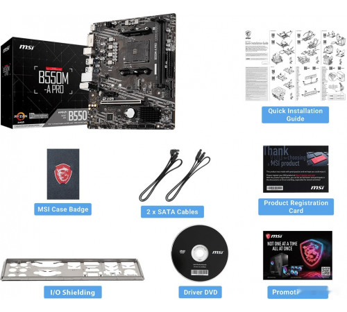Материнская плата MSI B550M-A Pro