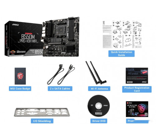 Материнская плата MSI B550M Pro-VDH WiFi