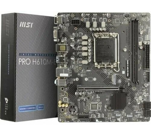 Материнская плата MSI PRO H610M-E DDR4
