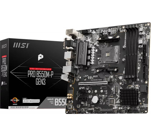 Материнская плата MSI Pro B550M-P Gen3