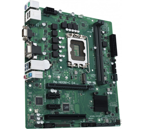 Материнская плата Asus Pro H610M-C D4-CSM
