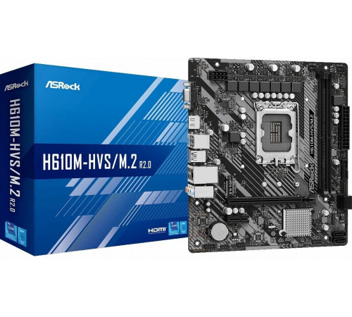 Материнская плата ASROCK H610M-HVS/M.2 R2.0