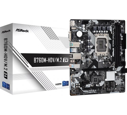Материнская плата ASROCK B760M-HDV/M.2 D4