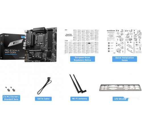Материнская плата MSI Pro B760M-A WiFi DDR4