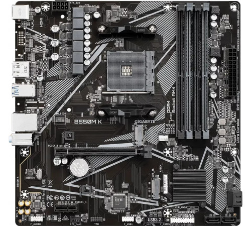 Материнская плата Gigabyte B550M K (rev. 1.0)