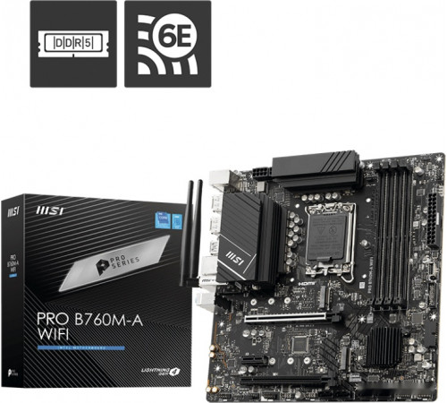 Материнская плата MSI Pro B760M-A WiFi