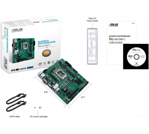Материнская плата Asus Pro H610M-C-CSM