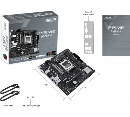 Материнская плата Asus Prime A620M-K