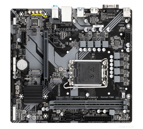 Материнская плата Gigabyte B760M H DDR4 (rev. 1.0)