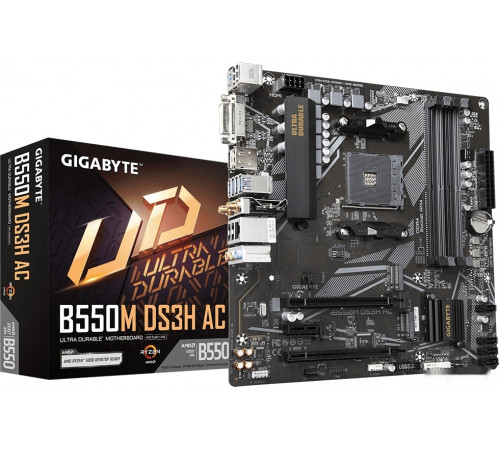 Материнская плата Gigabyte B550M DS3H (rev. 1.5)