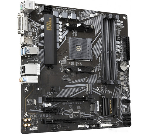 Материнская плата Gigabyte B550M DS3H (rev. 1.5)