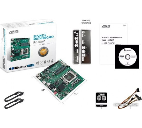 Материнская плата Asus Pro H610T-CSM