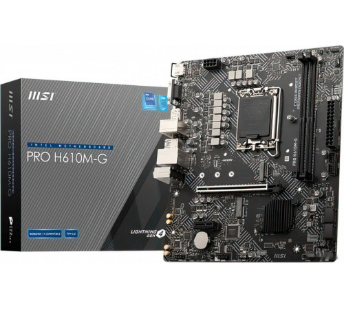 Материнская плата MSI Pro H610M-G