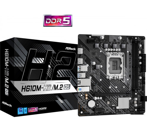 Материнская плата ASROCK H610M-H2/M.2 D5