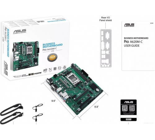 Материнская плата Asus PRO A620M-C-CSM