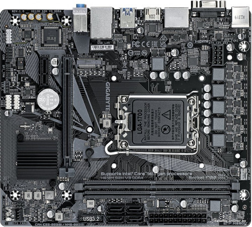 Материнская плата Gigabyte H610M S2H V3 DDR4 (rev. 1.0)