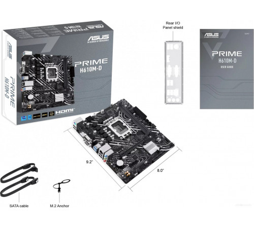 Материнская плата Asus Prime H610M-D