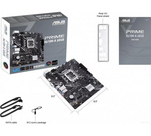 Материнская плата Asus Prime H610M-K ARGB