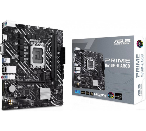 Материнская плата Asus Prime H610M-K ARGB