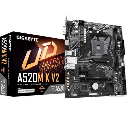Материнская плата Gigabyte A520M K V2 (rev. 1.1)