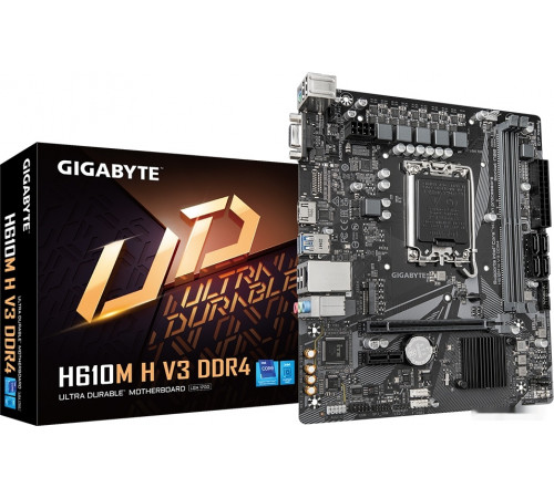 Материнская плата Gigabyte H610M H V3 DDR4 (rev. 1.0)
