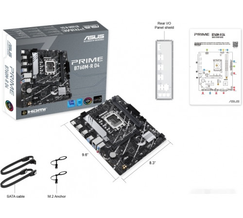 Материнская плата Asus PRIME B760M-R D4