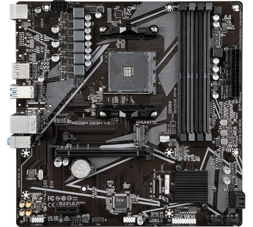 Материнская плата Gigabyte A520M DS3H V2 (rev. 1.1)