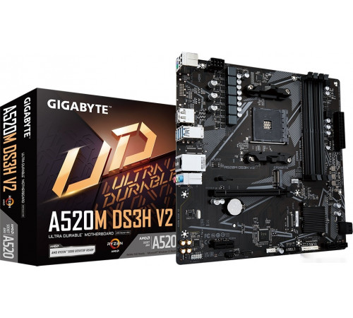 Материнская плата Gigabyte A520M DS3H V2 (rev. 1.1)