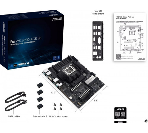 Материнская плата Asus Pro WS Z890-ACE SE