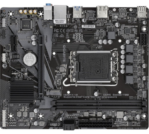 Материнская плата Gigabyte H610M K V2 (rev. 1.0)